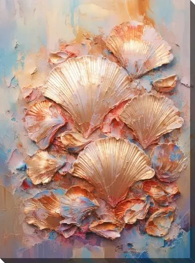Картина маслом Ракушки №2