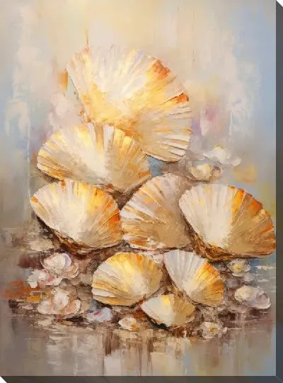 Картина маслом Ракушки №3