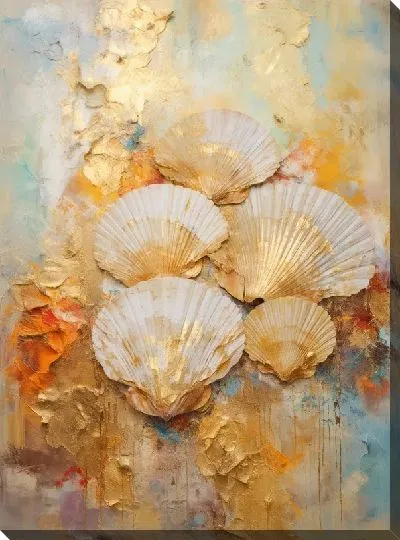 Картина маслом Ракушки №5