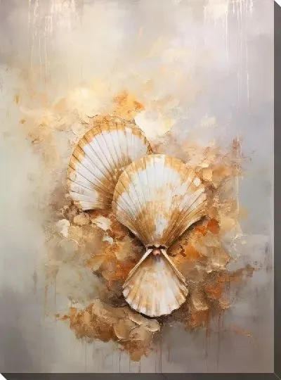 Картина маслом Ракушки №6