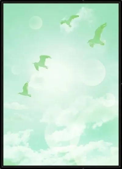 Картина Чайки в небе