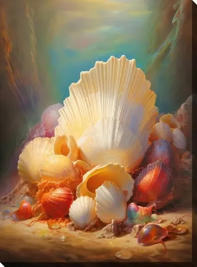 Картина маслом Ракушки №12