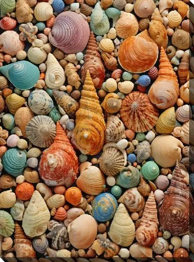 Картина маслом Ракушки №15
