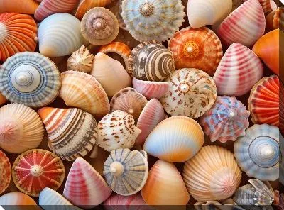 Картина маслом Ракушки №16