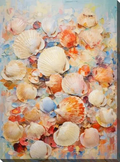 Картина маслом Ракушки №21