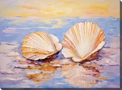 Картина маслом Ракушки №28