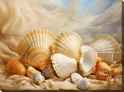 Картина маслом Ракушки №32