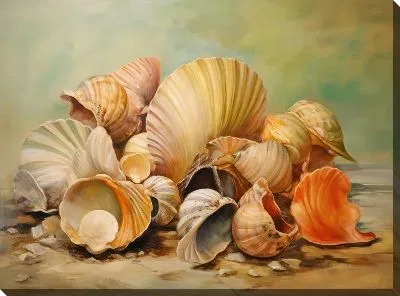 Картина маслом Ракушки №33