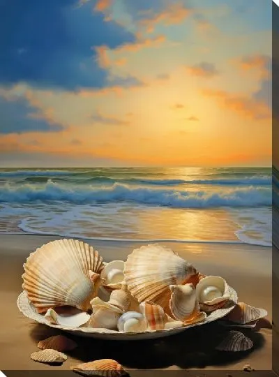 Картина маслом Ракушки №34