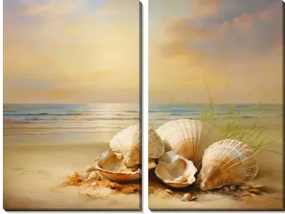Модульная картина Ракушки №36
