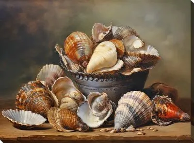 Картина маслом Ракушки №42