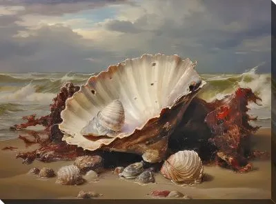 Картина маслом Ракушки №43