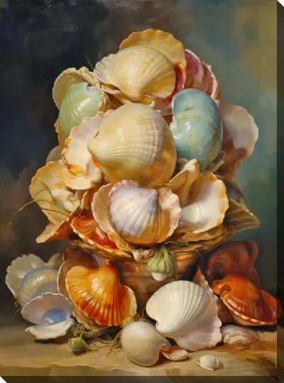 Картина маслом Ракушки №50