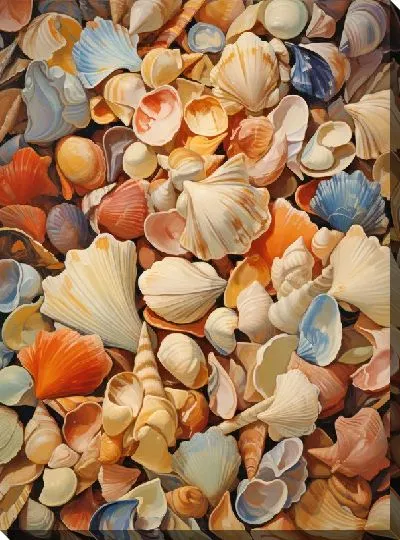 Картина маслом Ракушки №52