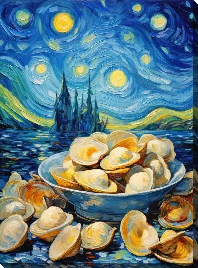 Картина маслом Ракушки №69