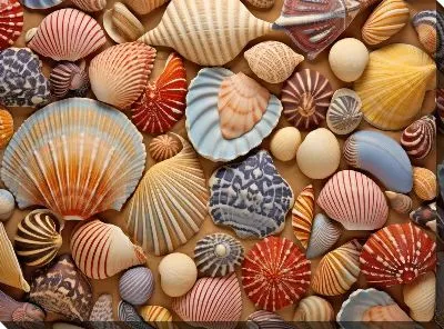 Картина маслом Ракушки №79