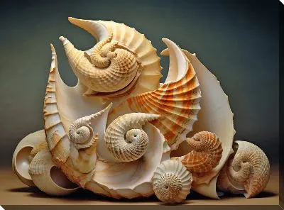 Картина маслом Ракушки №84