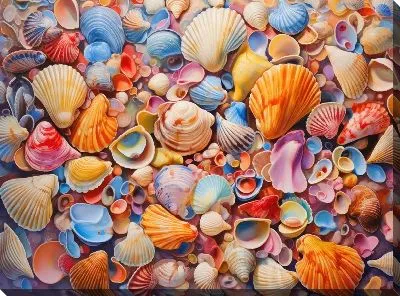 Картина маслом Ракушки №94