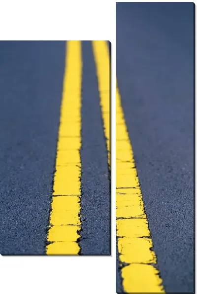 Модульная картина Трасса