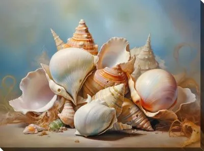 Картина маслом Ракушки №110