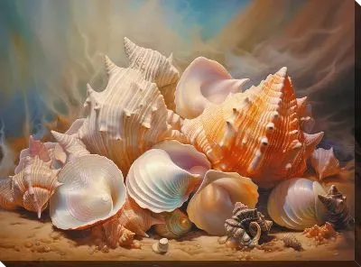 Картина маслом Ракушки №111