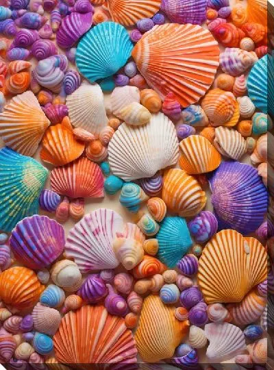 Картина маслом Ракушки №112