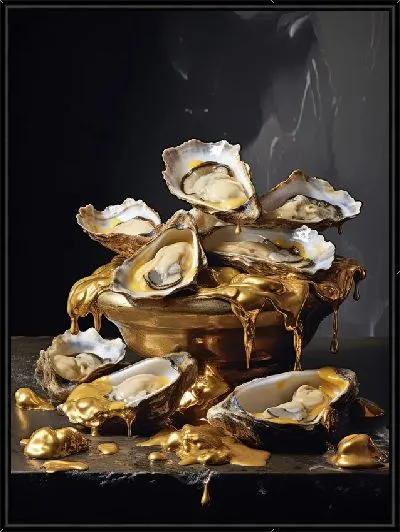 Картина Золотые устрицы