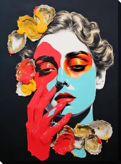 Картина маслом Девушка с устрицами