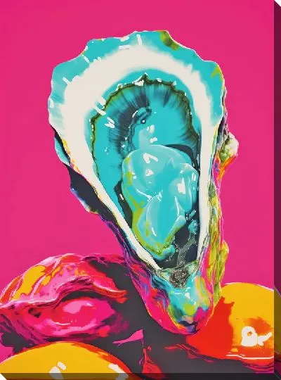 Картина маслом Устрицы №5