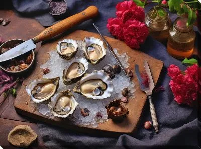 Картина маслом Устрицы №6