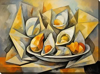 Картина маслом Устрицы №31