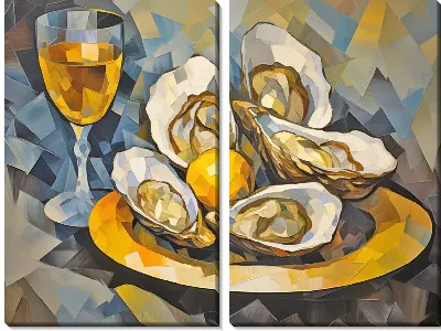 Модульная картина Устрицы №33