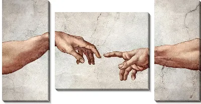 Две руки тянутся друг к другу