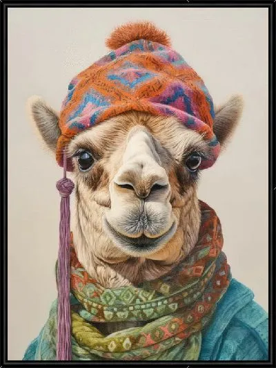Картина Верблюд в шапке