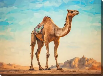 Картина маслом Верблюд №4