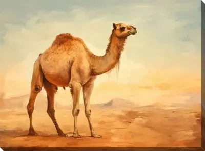 Картина маслом Верблюд №6