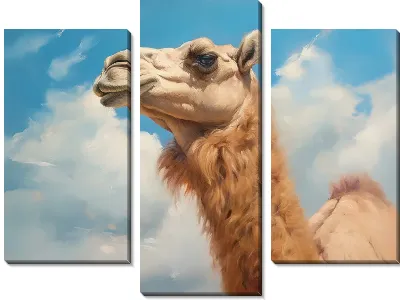 Модульная картина Верблюд №7