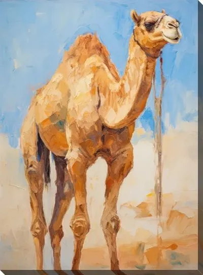 Картина маслом Верблюд №19