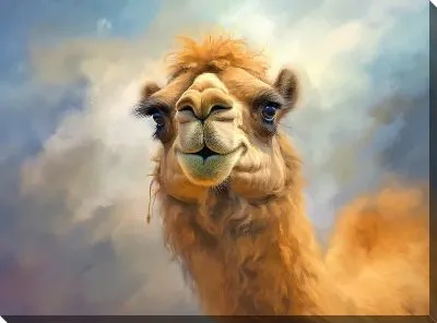 Картина маслом Верблюд №22