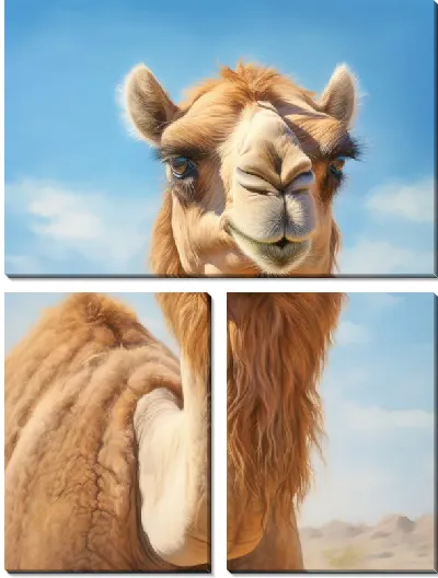 Модульная картина Верблюд №24