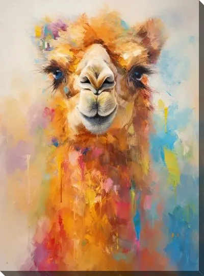 Картина маслом Верблюд №25