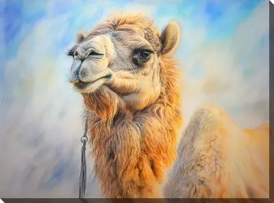 Картина маслом Верблюд №241