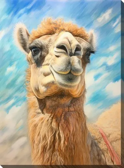 Картина маслом Верблюд №27