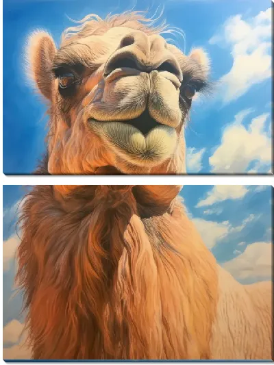 Модульная картина Верблюд №28