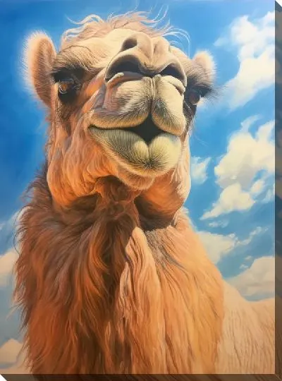 Картина маслом Верблюд №28