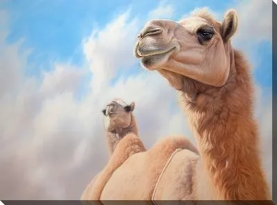 Картина маслом Верблюд №29