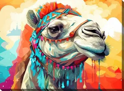 Картина маслом Верблюд №31