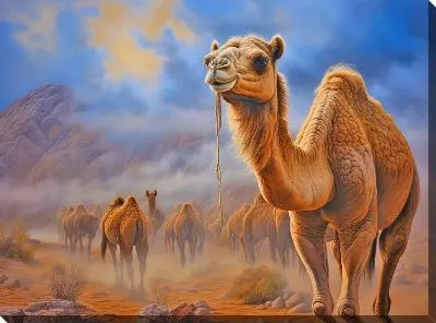 Картина маслом Верблюд №32