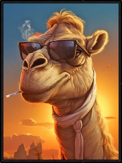 Картина Верблюд в солнечных очках