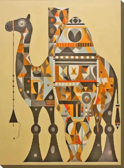 Картина маслом Верблюд №35